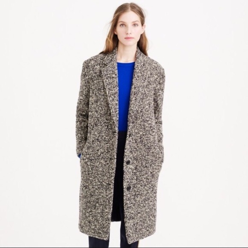 Calvin Klein Boucle Wool Topcoat 8